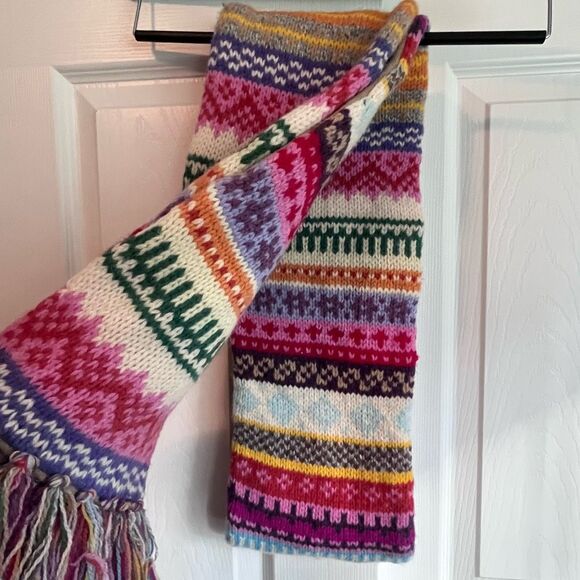 Vintage Gap Long Scarf Wrap 100% Lambswool 2004 - Picture 1 of 11